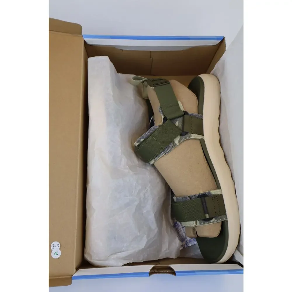 NEW Hey Dude Carson Sandals Sport Mode Men's Green Camo Outdoor Size 13